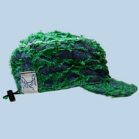 Image 1 of GREEN CRAZY PAINTERS CAP