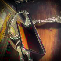 Image 4 of Zheng Wallet - Tan & Green