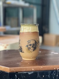 Image 3 of Sunflower Skull Mug 04