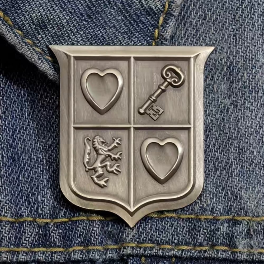 Legendary Crest Metal Pin