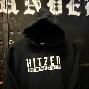 Image of BITZER DOWNUNDER HOODIE (BLACK)