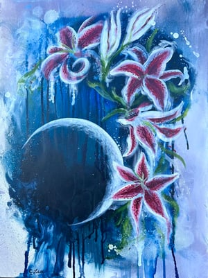 Lilies Over Luna