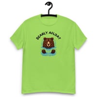 Image 1 of Unisex classic tee, Bearly Afloat T-Shirt | Funny Bear Pun Outdoor Graphic Tee