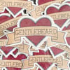 Gentlebeard Heart 2x3" Vinyl Waterproof Sticker