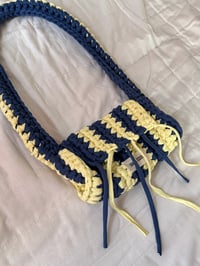 Image 1 of SAC MINI SIFRINA BICOLORE BLEU/JAUNE