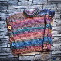 Image 2 of Custom knitted poncho