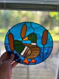 Image 1 of Mallard and Cattails 