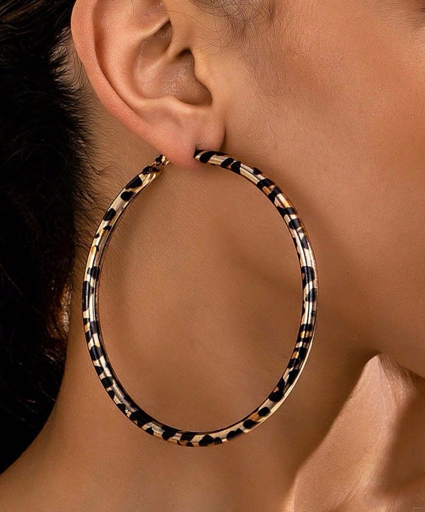 Image of “Leopard Hoops”