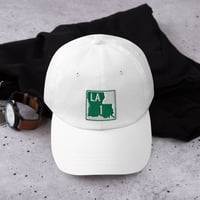 Image 1 of LA 1 dad hat - Highway Green
