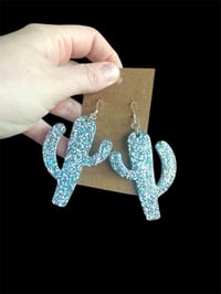 Image 2 of Jumbo Cactus Earrings