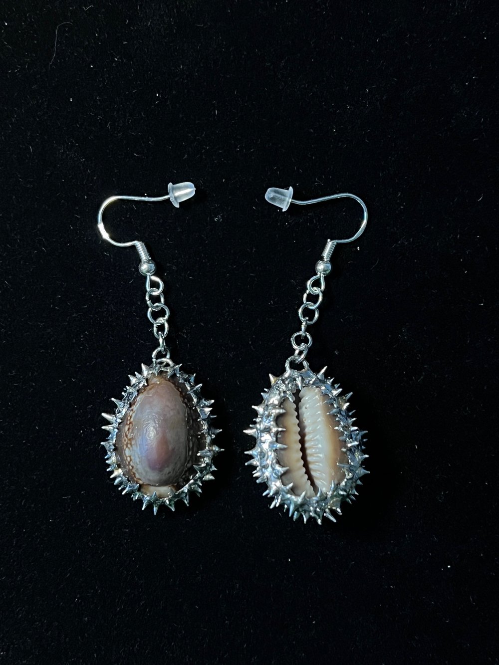 Snakehead Cowrie Earrings 