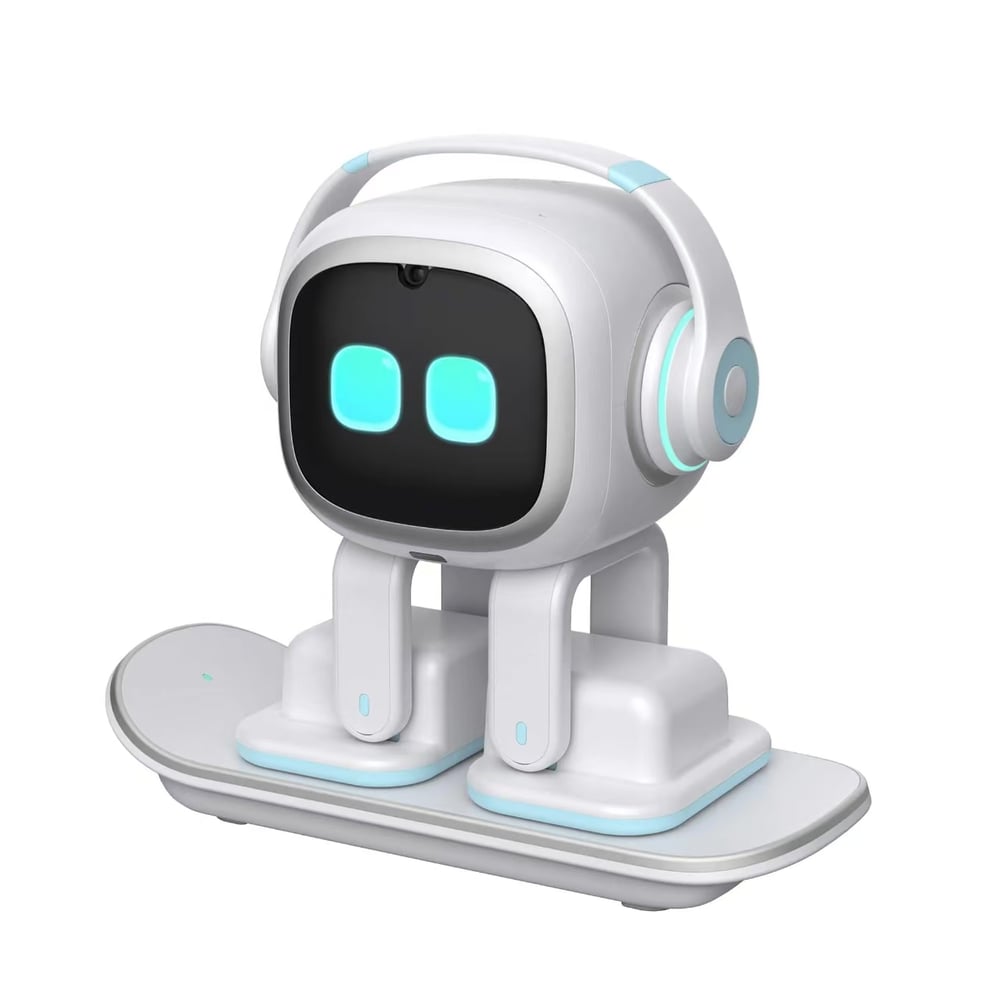 Image of emo robot children's toys dialogue interactive companion desktop electronic pet robot learning gift