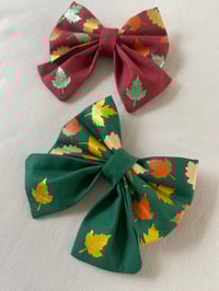 Image 3 of Autumn Leaves Sailor Bows / Bow Ties