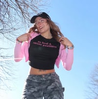 Image 1 of be feral & radiate positivity croptops