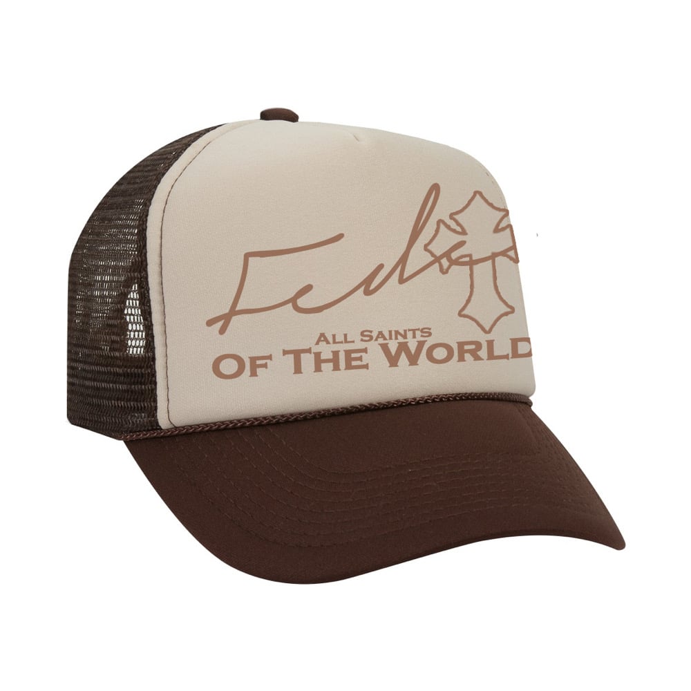 Image of Fede Lost Angels Tour All Saints Hat Brown/Brown