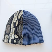 Image 4 of Upcycled Reversible Beanie Cotton Blend 9