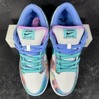 Image 4 of NIKE FUTURA LABORATORIES X DUNK LOW OG QS SB BLEACHED AQUA MENS SHOES SIZE 9.5 NEW