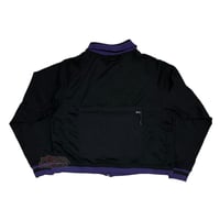 Image 5 of (M-L) Boxy Nike Y2K Jacket Tracksuit Vest Series Purple Black "Burakku Majishan" 544