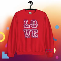 Image 3 of L-O-V-E Unisex Sweatshirt