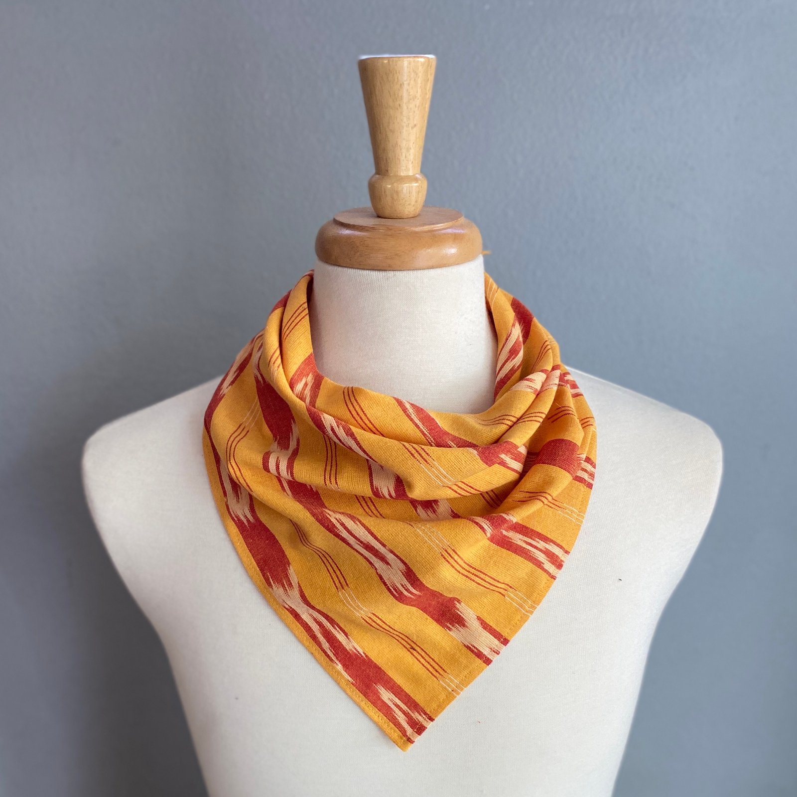 yellow neck bandana