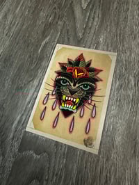 Image 2 of Panther Heart Print