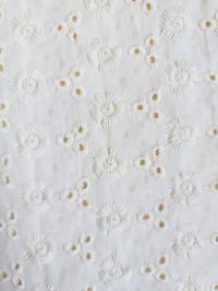 Image 3 of Namaste fabric broderie paquerettes