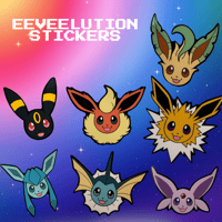 Image 1 of EEVEELUTION STICKERS