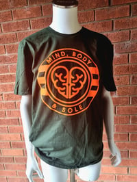 Image 2 of Mind, Body & Sole Forest Green Orange T-shirt 