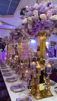 80 cm Flower balls lavender, purple and white  For rent only 