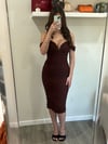 Pearl dress (brown) 