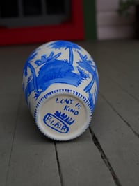 Image 4 of Set of FLA Delft Landscape Vase