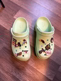 Image 1 of Green crocs 