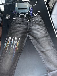 Image 1 of Amiri Dark Grey Jeans 