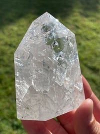 Image 2 of Crackle Quartz Crystal Tower #1827