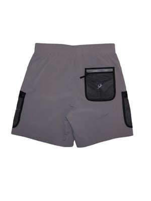 Image of Grey Mesh Cargo Shorts