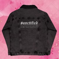 Image 7 of ‘Sanctified Baddie’ Denim Jean Jacket 