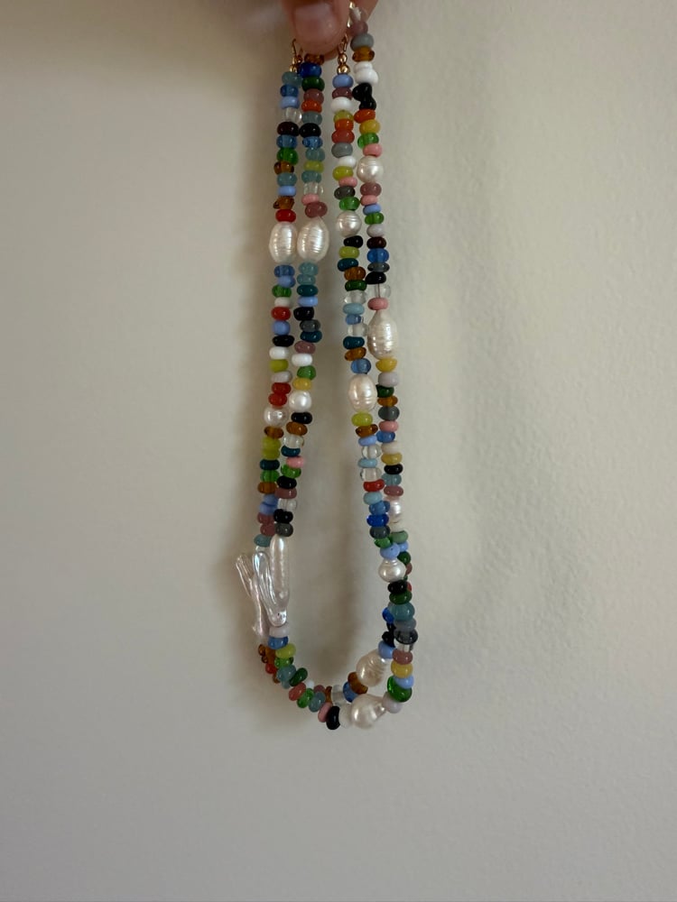 Image of Candy glass necklace 