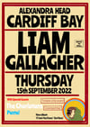 Liam Gallagher Alexandra head Cardiff bay 