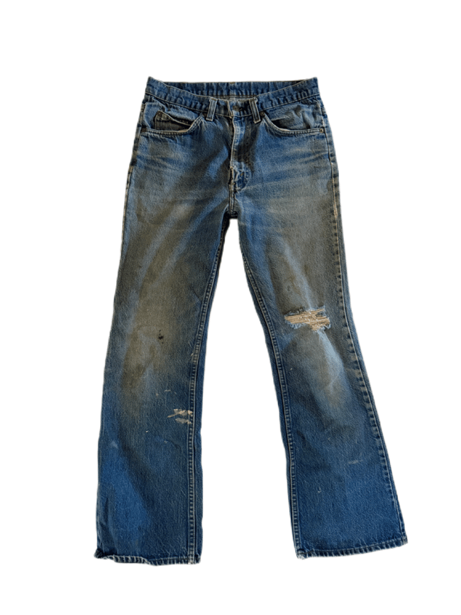 late 60s early 70s Levi's denim faded jeans 