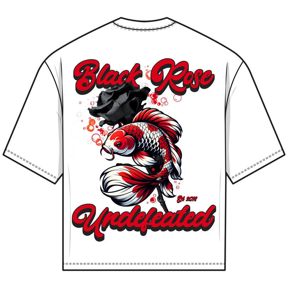 Image of Black Rose fish tee