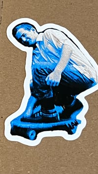 Image 3 of Ian MacKaye skate rendering stickers (authorized)