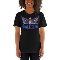 Image 1 of BOSSFITTED Pink and Blue Born Pressure Unisex T-Shirt
