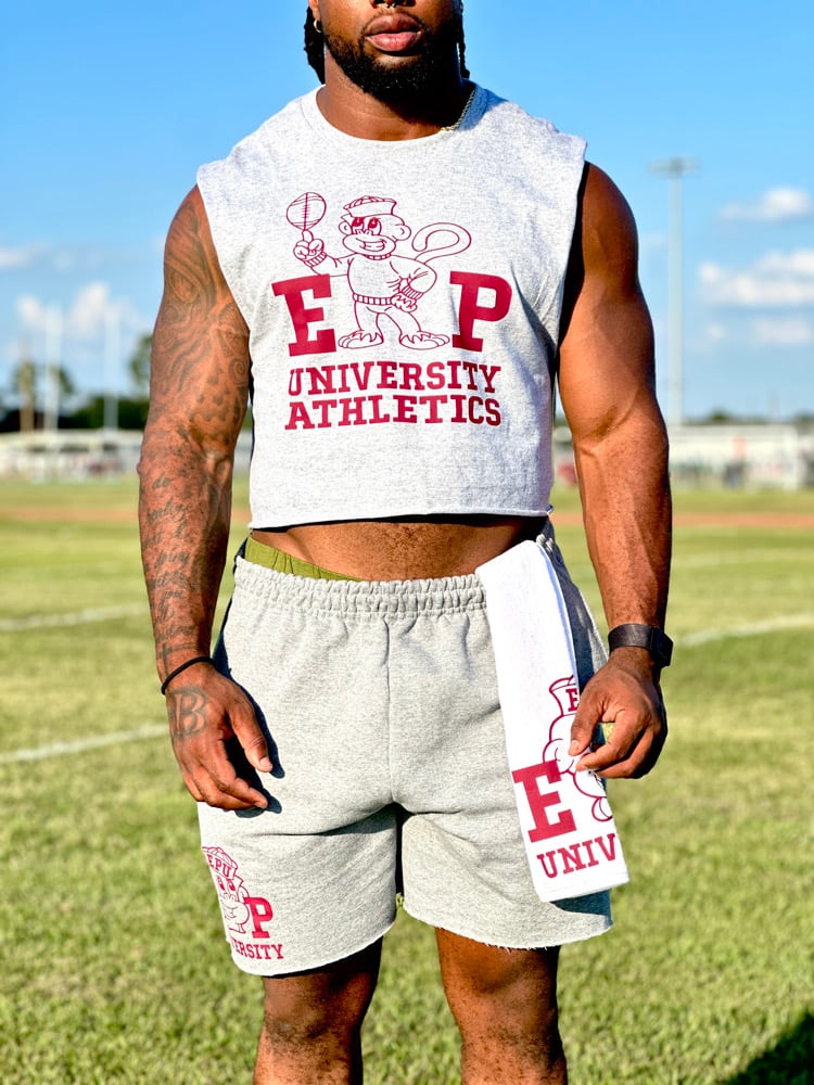 Image of Enigma Project University Grey SweatShorts.