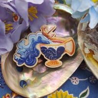 Image 1 of Sea Cup Wooden Pin