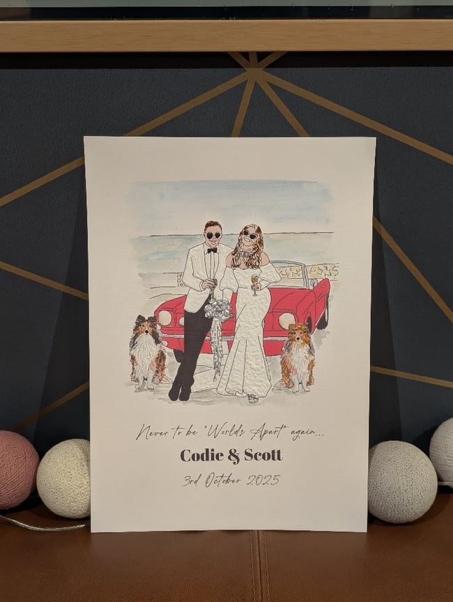 A4 UNFRAMED ILLUSTRATION 