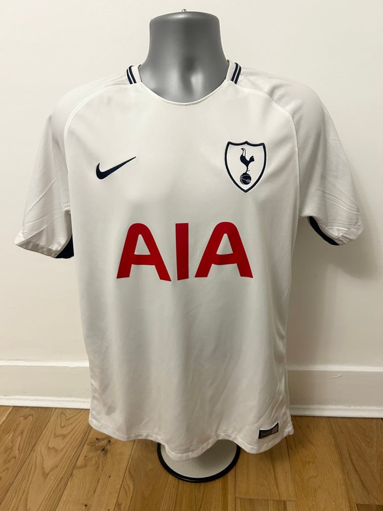Image of Tottenham Hotspur “SON 7” 2017/18 Home Shirt + UCL patches (L)