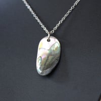 Image 4 of Asymmetrical Abalone pendant