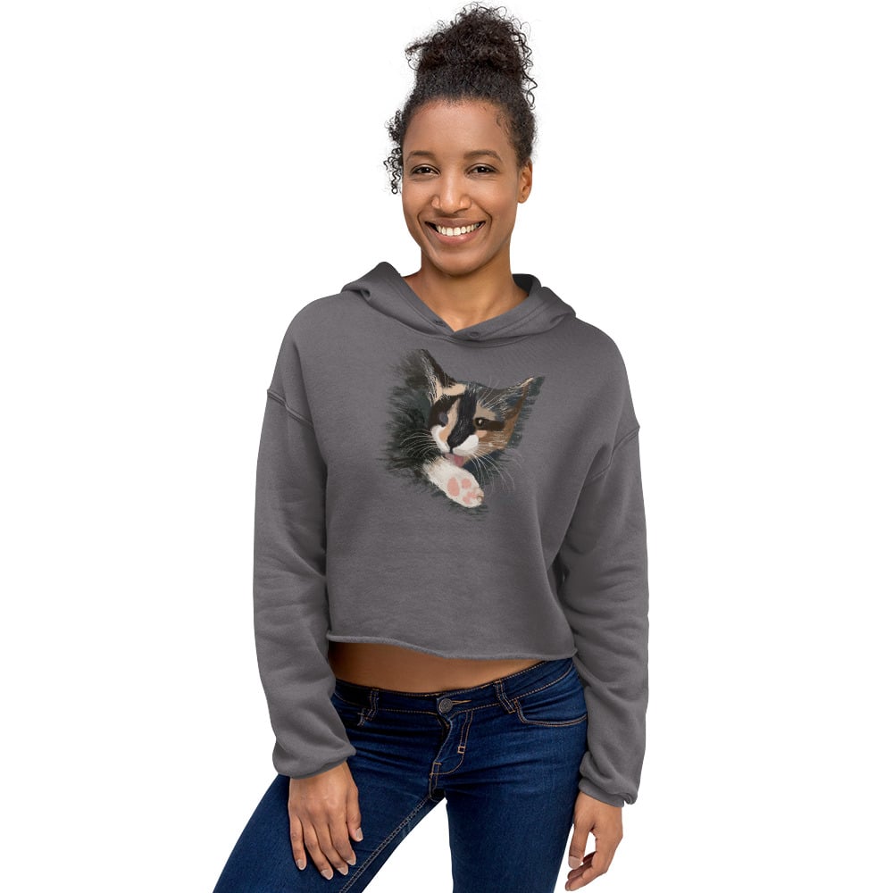 Image of Miss Harlekin Pirat Crop Hoodie