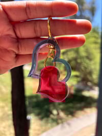 Image 3 of Double Heart Keychains 