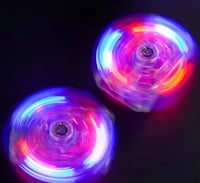Image 3 of Luminous Fingertip Spinner Folding LighterTransparent Rotating